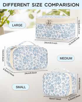 Trousse de maquillage Relavel en situation de voyage