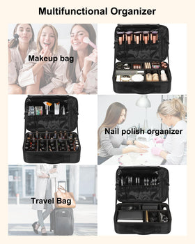 Trousse de maquillage Relavel fermée vue de haut