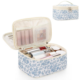 Trousse de maquillage Relavel vue avant avec motif floral