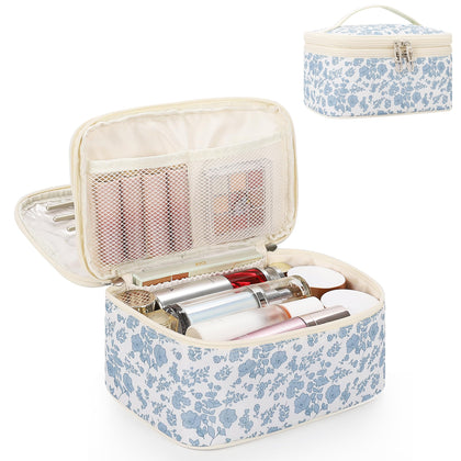 Trousse de maquillage Relavel vue avant avec motif floral