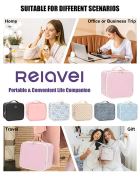 Trousse de maquillage Relavel vue de côté