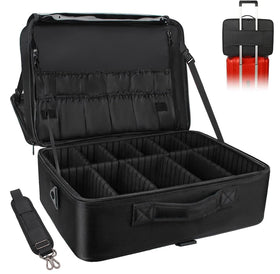 Trousse de maquillage Relavel vue de face avec fermeture zippée