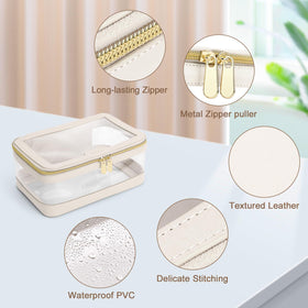 Trousse de maquillage Soimeat sur fond blanc