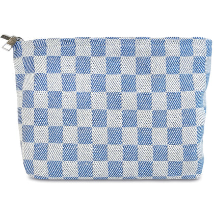 Trousse de Maquillage STARDW à motifs carreaux vue de face