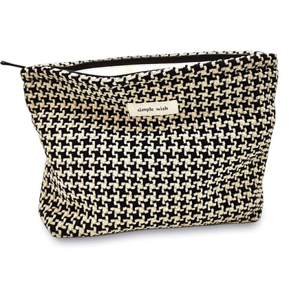 Trousse de maquillage STARDW à motifs checkés vue de face