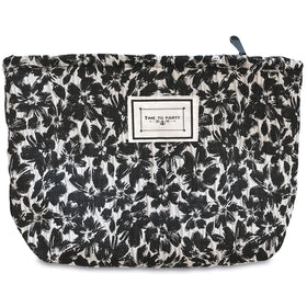 Trousse de maquillage STARDW modèle floral noir vue de face