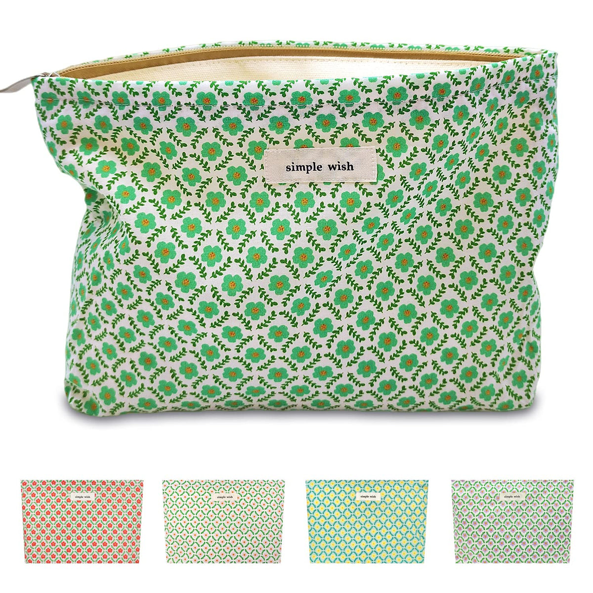 Trousse de maquillage STARDW modèle floral vue de face