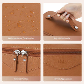 Trousse de maquillage Telena dans une valise