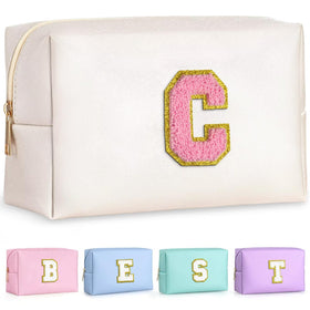 Trousse de maquillage TOPEAST modèle blanc perlé vue avant