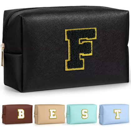 Trousse de maquillage TOPEAST noire avec patch personnalisé