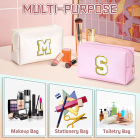 Trousse de maquillage TOPEAST vue de côté avec patch personnalisé