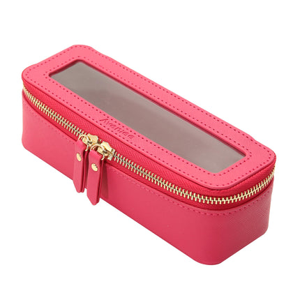 Trousse de maquillage transparente Aveniee vue de face