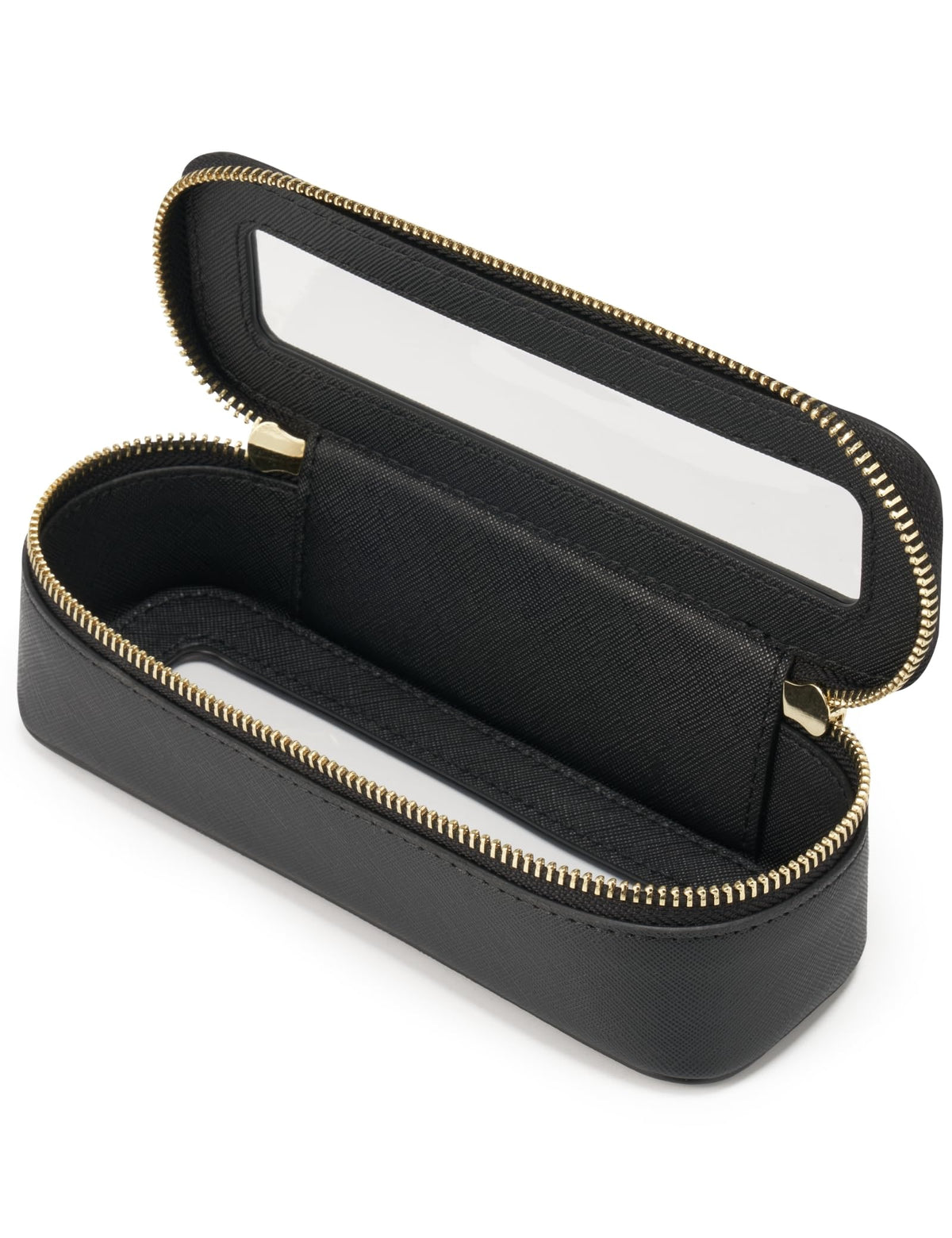 Trousse de maquillage transparente Popvibe vue de face