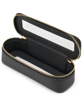 Trousse de maquillage transparente Popvibe vue de face