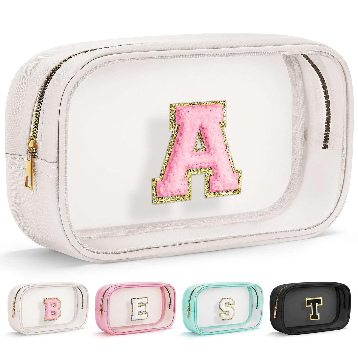 Trousse de maquillage transparente YOOLIFE vue de face