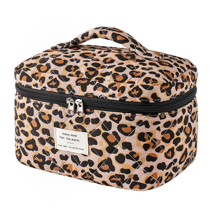 Trousse de maquillage uekeboag en coton floral vue avant