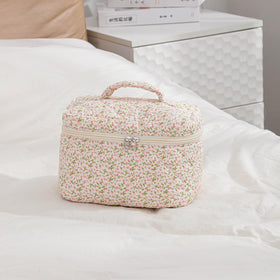 Trousse de maquillage uekeboag en position ouverte avec zip