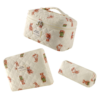 Trousse de maquillage uekeboag florale vue avant