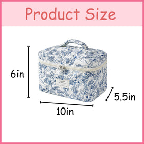 Trousse de maquillage uekeboag ouverte montrant l'intérieur