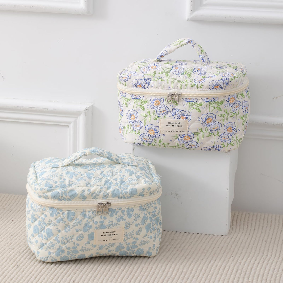 Trousse de maquillage uekeboag vue de côté