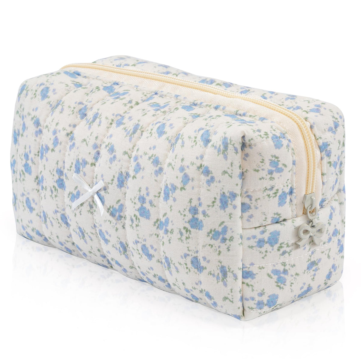 Trousse de maquillage UUYUUY matelassée avec design floral, vue avant