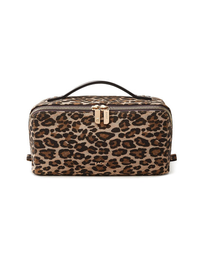 Trousse de Maquillage Voyage EACHY Imprimé Léopard vue de face