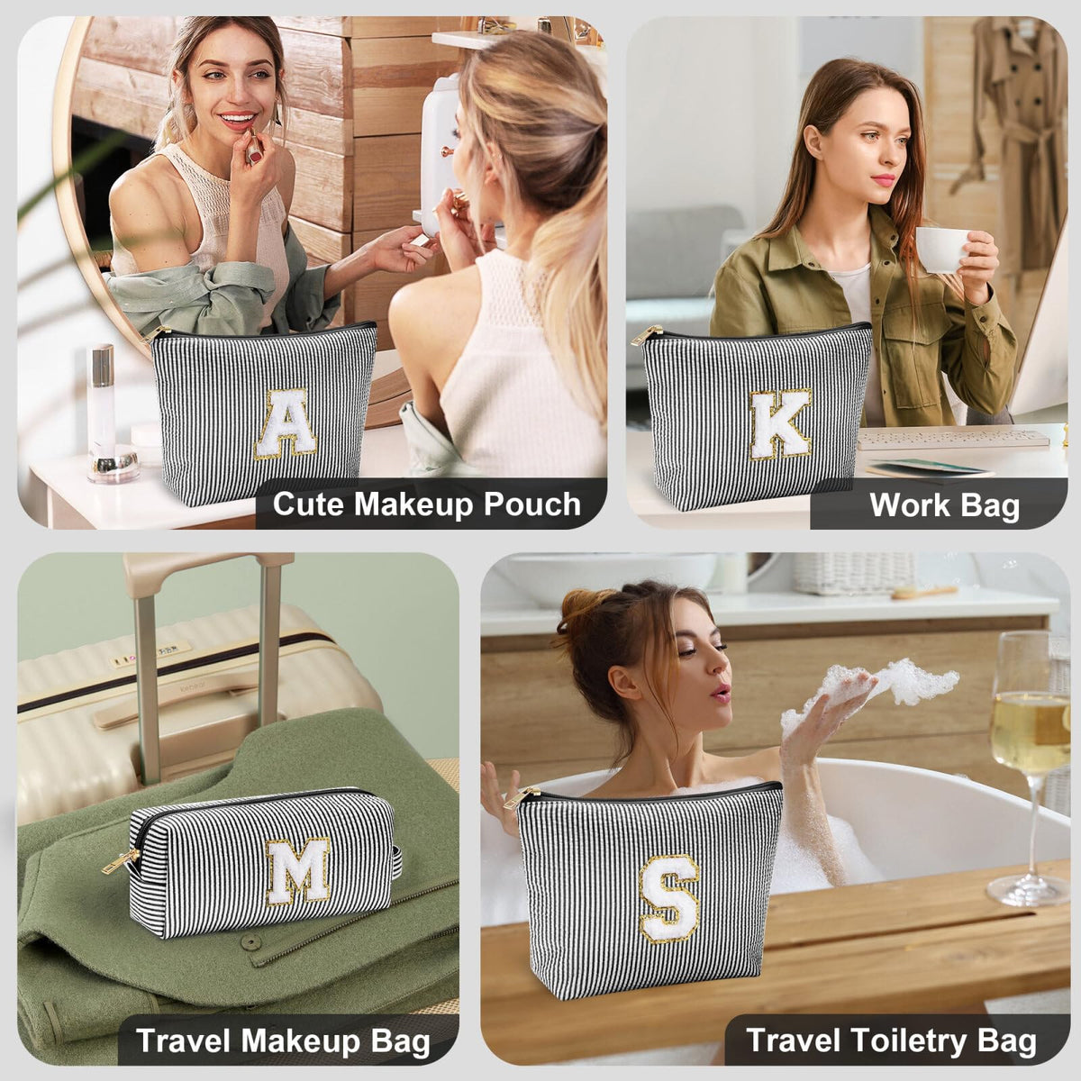 Trousse de maquillage YOOLIFE ouverte avec cosmétiques