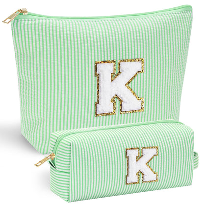 Trousse de maquillage YOOLIFE vue avant avec lettre en chenille