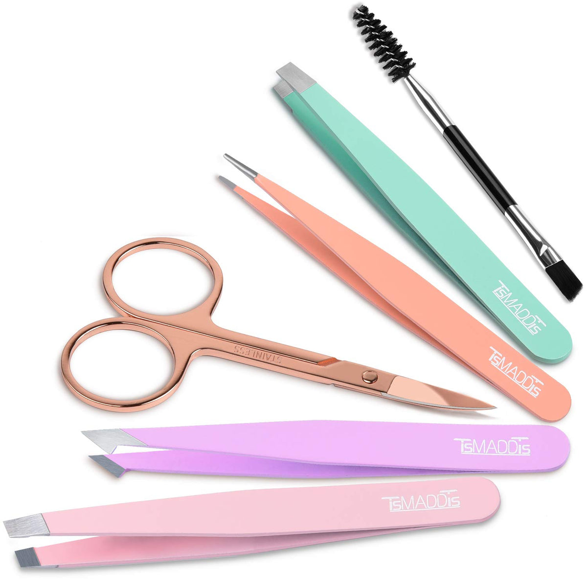 Trousse de pinces à épiler TsMADDTs avec accessoires