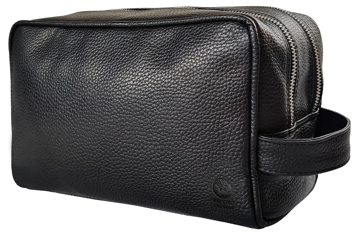 Trousse de toilettage en cuir pleine fleur RUSTIC TOWN vue avant