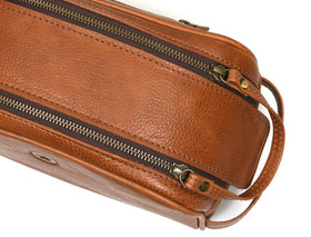 Trousse de toilette AARON en cuir vue de dos