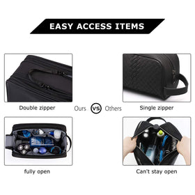 Trousse de toilette BAGSMART avec design à double zip