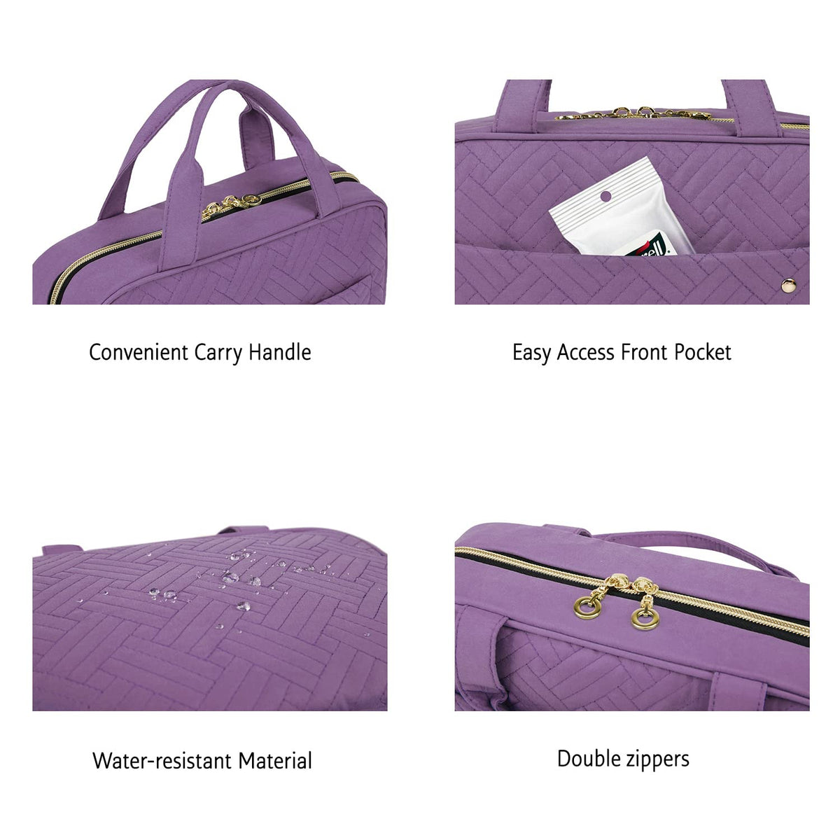 Trousse de toilette BAGSMART en situation de voyage