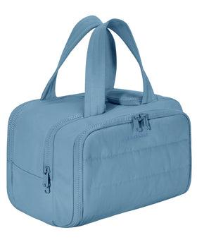 Trousse de toilette BAGSMART voyage en bleu acier vue avant
