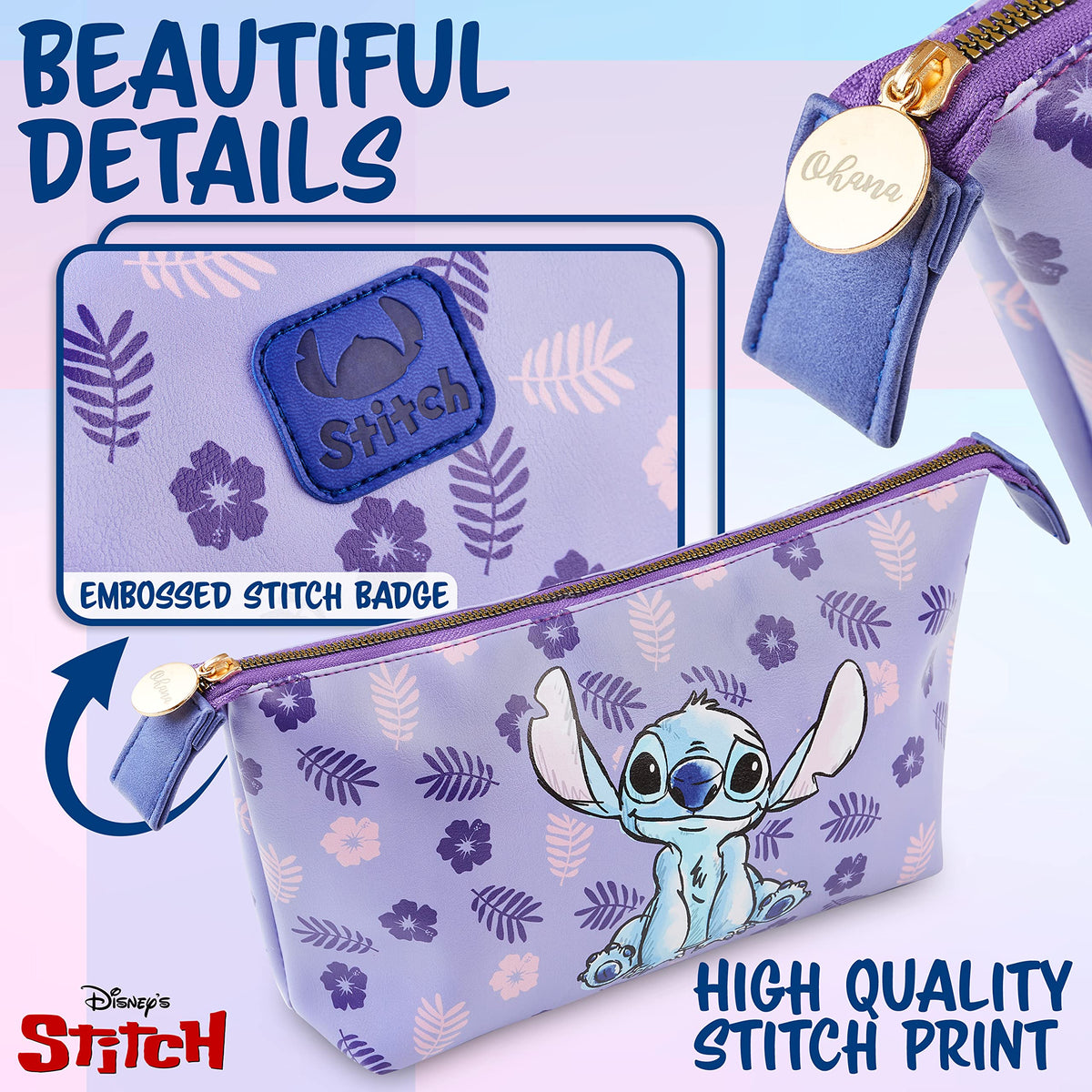 Trousse de Toilette Disney en situation sur une table de maquillage