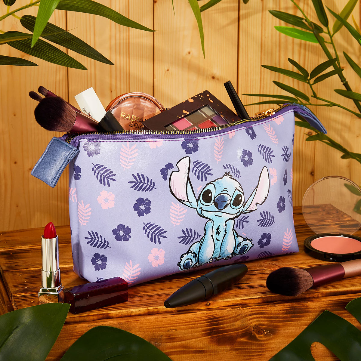 Trousse de Toilette Disney vue de côté avec fermeture éclair