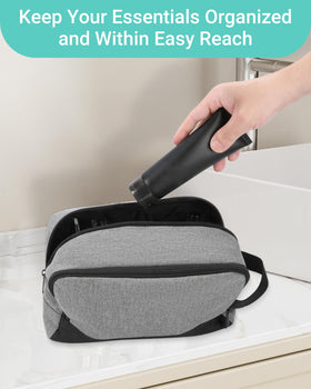 Trousse de toilette Elviros vue arrière avec boucle de suspension