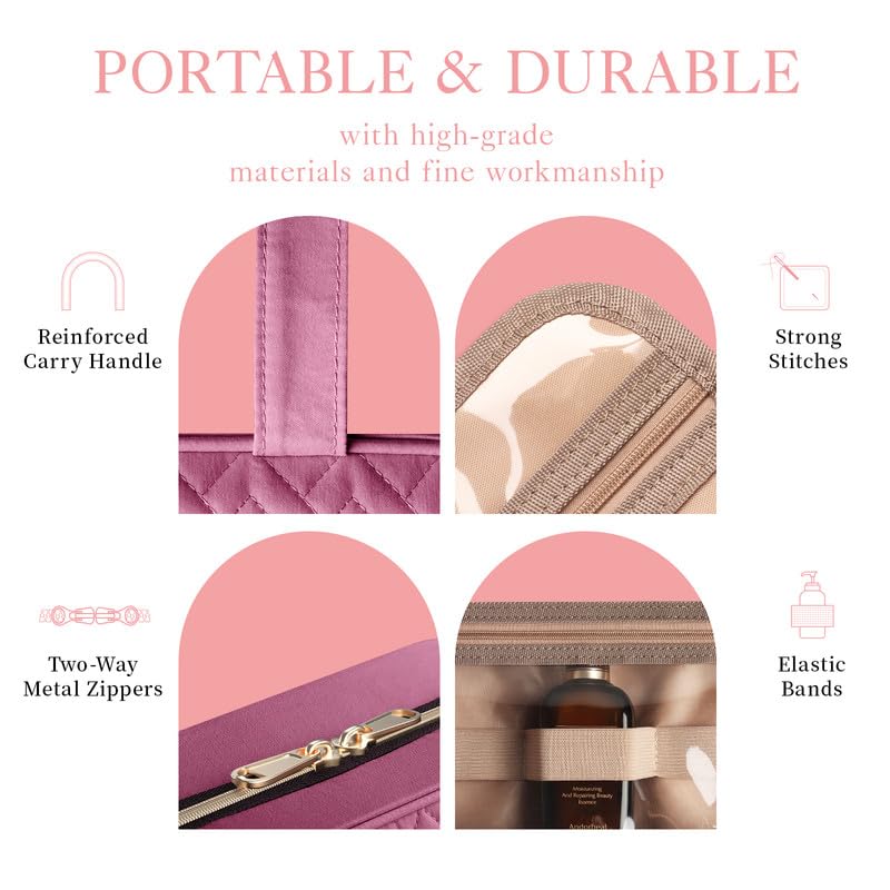 Trousse de Toilette HOTOR fermée avec dimensions visibles