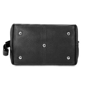 Trousse de toilette KomalC en cuir de buffle avec accessoires
