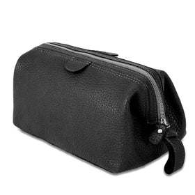 Trousse de toilette KomalC en cuir de buffle premium vue avant