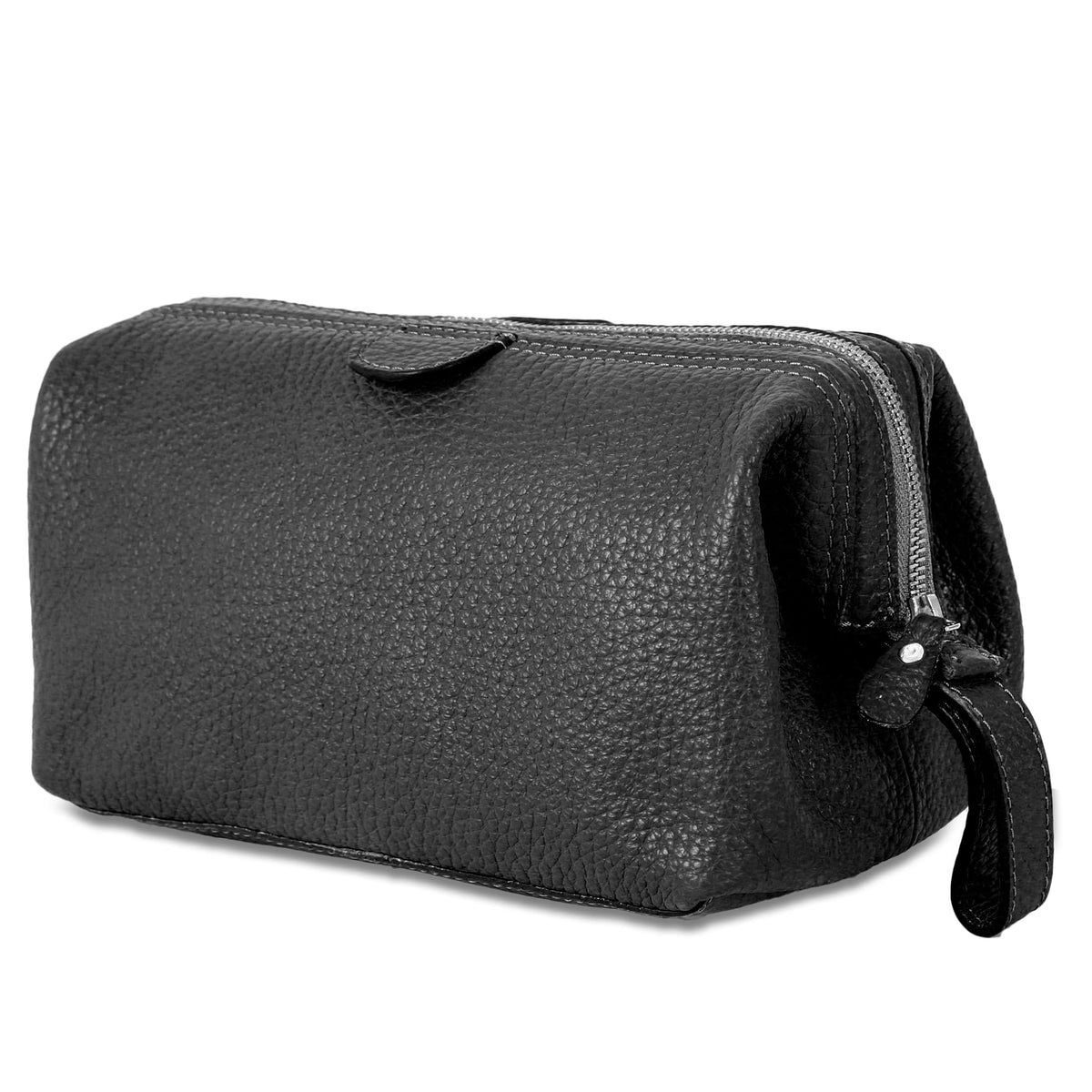 Trousse de toilette KomalC fermée avec dimensions indiquées