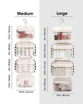 Trousse de toilette Narwey en position pliée