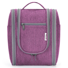 Trousse de toilette Narwey suspendue violet foncé, vue avant