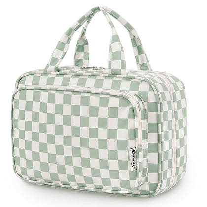 Trousse de toilette Narwey verte menthe vue de face