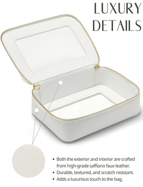 Trousse de toilette transparente Popvibe, vue arrière