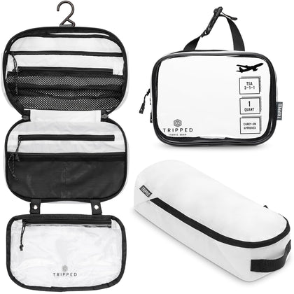 Trousse de toilette TRIPPED ensemble de 3 pièces vue de face