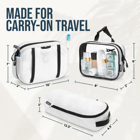Trousse de toilette TRIPPED pliée pour transport