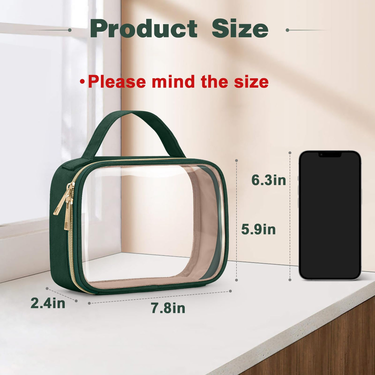 Trousse de toilette Wedama ouverte montrant l'intérieur spacieux