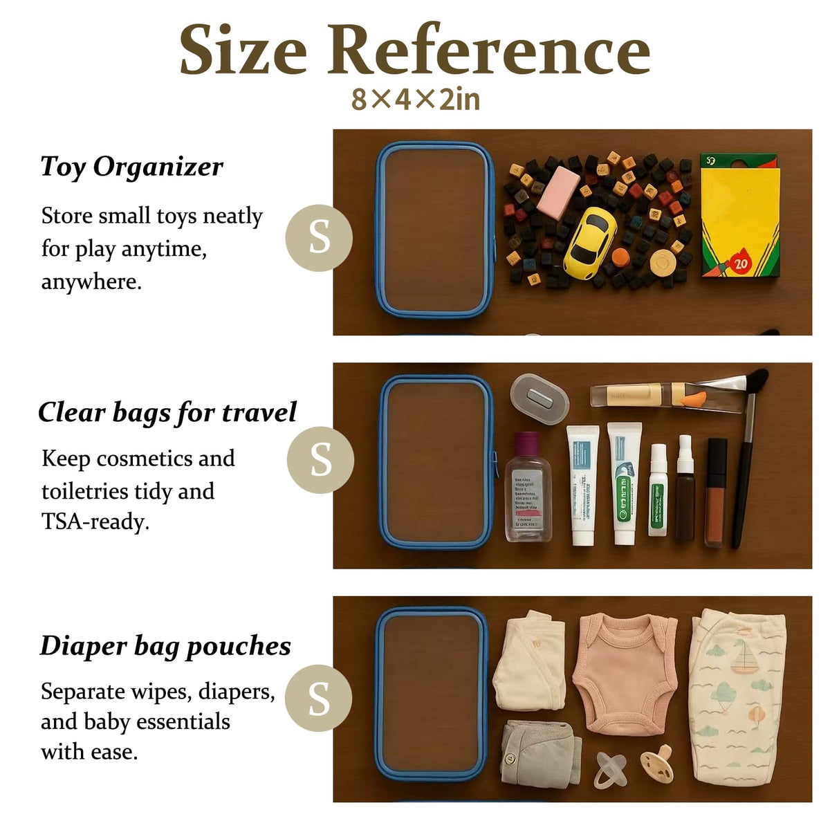 Trousse de toilette WELPIRT dans un sac de voyage