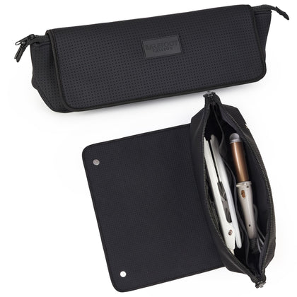 Trousse de voyage BAREFOOT CARIBOU vue avant en mesh noir